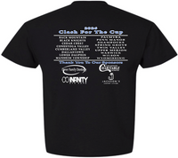Load image into Gallery viewer, Short Sleeve black Clash for the Cup t-shirt
