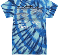 Load image into Gallery viewer, Short Sleeve Serenity Tie Dye Clash for the Cup t-shirt
