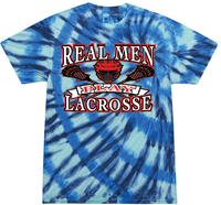 Load image into Gallery viewer, Real Men Play Lacrosse T-shirt
