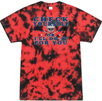 Load image into Gallery viewer, Check yourself or I"ll do it for you lacrosse T-shirt
