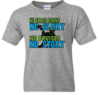 Load image into Gallery viewer, No Grass Stains No Glory No Bruises No Story Lacrosse Shirt
