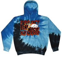 Load image into Gallery viewer, If You Can't Play Nice Play Lacrosse Tie Dye Hoodie
