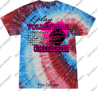 Load image into Gallery viewer, Volleyball i play volleyball because i was too cute to be a cheerleader

