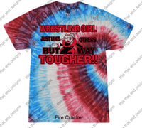 Load image into Gallery viewer, Wrestling girl just like others but way tougher
