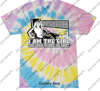 Load image into Gallery viewer, Volleyball i am the girl your coach warned you about
