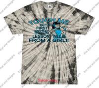 Load image into Gallery viewer, Touch me and your first wrestling lesson will be from a girl
