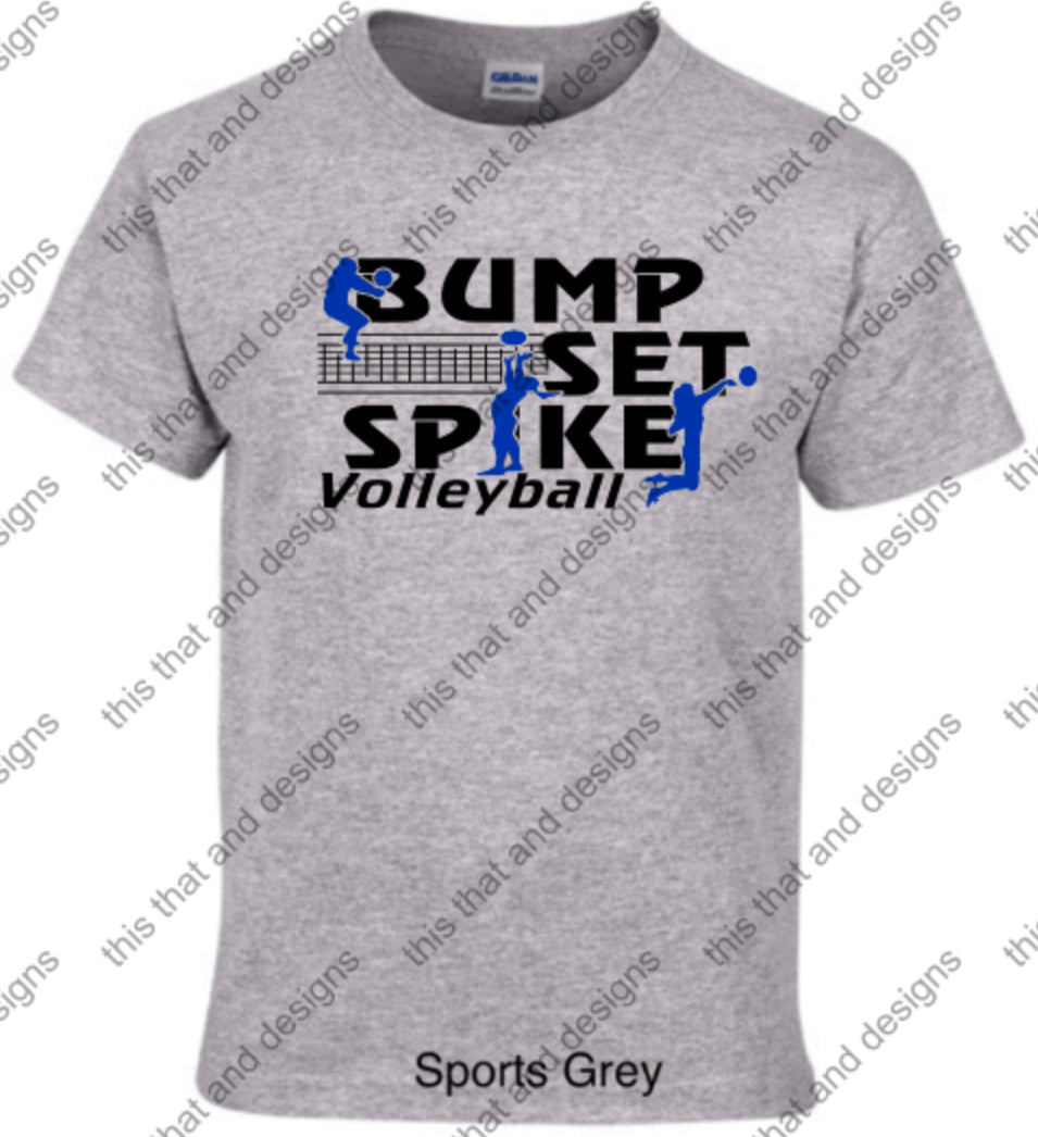 Volleyball bump set spike