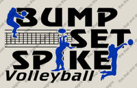 Load image into Gallery viewer, Volleyball bump set spike
