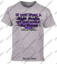 Load image into Gallery viewer, Volleyball if you want soft serve then go get ice cream
