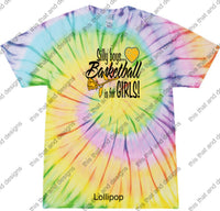 Load image into Gallery viewer, Basketball silly boys basketball is for girls
