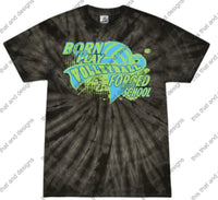 Load image into Gallery viewer, Volleyball born to play forced to go to school
