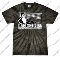 Load image into Gallery viewer, Volleyball i am the girl your coach warned you about
