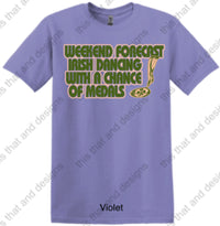 Load image into Gallery viewer, Irish dancing weekend forecast Irish dancing with a chance of medals
