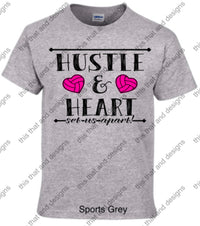 Load image into Gallery viewer, Volleyball hustle and heart set us apart
