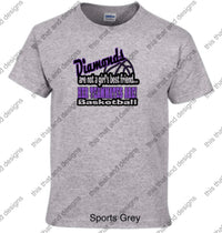 Load image into Gallery viewer, Basketball diamonds are not a girls best friend

