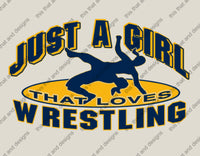 Load image into Gallery viewer, Just a girl that loves wrestling
