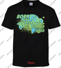 Load image into Gallery viewer, Volleyball born to play forced to go to school
