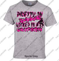 Load image into Gallery viewer, Pretty in pink wicked in a uniform
