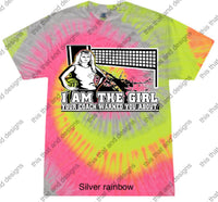Load image into Gallery viewer, Volleyball i am the girl your coach warned you about
