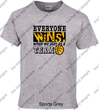 Load image into Gallery viewer, Basketball everyone wins when we play as a team
