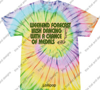 Load image into Gallery viewer, Irish dancing weekend forecast Irish dancing with a chance of medals
