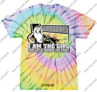 Load image into Gallery viewer, Volleyball i am the girl your coach warned you about
