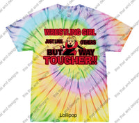 Load image into Gallery viewer, Wrestling girl just like others but way tougher
